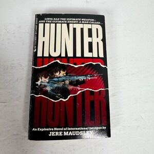 Hunter Jere Maudsley 1987 First Printing Military Thriller Jove
